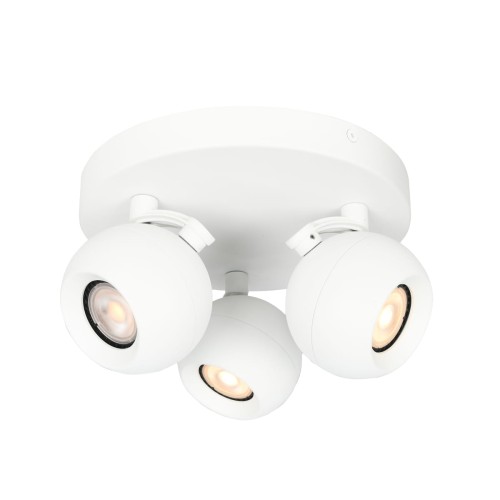 ITALUX LAMPA SUFITOWA SPOT PLAFON REFLEKTOROWY LAFIN SPL-45379-3R-WH WHITE