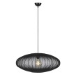 lampa żyrandol abażurowy czarny salonu sypialni apartamentu florence 75 markslojd.jpg