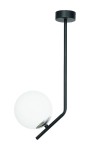 JUPITER NOWOCZESNA LAMPA WISZĄCA TIM TI-1 CZ/NI CZARNY/NIKIEL