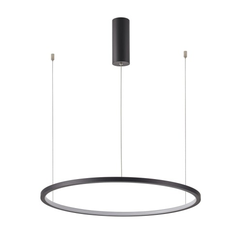 ITALUX NOWOCZESNA LAMPA WISZĄCA ŻYRANDOL LED VINOLA PND-56135B-080RPP-BK-3KS4K-TRDIMM BLACK