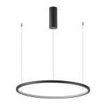 ITALUX NOWOCZESNA LAMPA WISZĄCA ŻYRANDOL LED VINOLA PND-56135B-100RPP-BK-3KS4K-TRDIMM BLACK
