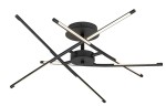 RABALUX NOWOCZESNA DESIGNERSKA LAMPA SUFITOWA HENLI 71056 CZARNA