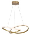 lampa zyrandol led spiralny do salonu apartamentu biura loftu złota castiel rabalux.jpg