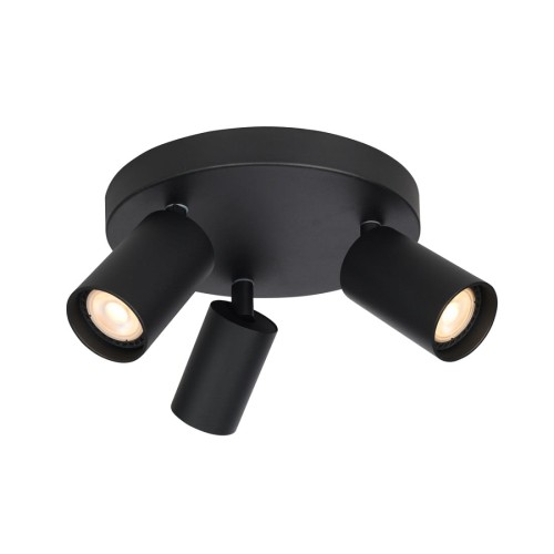 ITALUX SUFITOWA LAMPA PLAFON 3-REFLEKTOROWY SPOT NESTO SPL-23436-3R-BK CZARNY