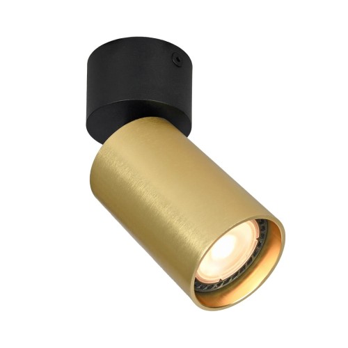ITALUX SUFITOWA LAMPA REFLEKTOROWA SPOT NESTO SPL-23436-1R-BK-BRSS BLACK/GOLD