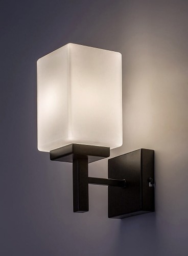 RABALUX KINKIET ŁAZIENKOWY IP44 ZENKAI 71061 CZARNY