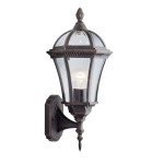 S-LIGHT KINKIET ZEWNĘTRZNY ELEWACYJNY IP44 15-65 RUSTIC BROWN CAPRI