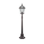 S-LIGHT LAMPA LATARNIA SŁUPEK ZEWNĘTRZNY OGRODOWY IP23 15-68 RUSTIC BROWN CAPRI