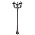 S-LIGHT LAMPA LATARNIA ZEWNĘTRZNA OGRODOWA IP23 15-69-3 RUSTIC BROWN CAPRI