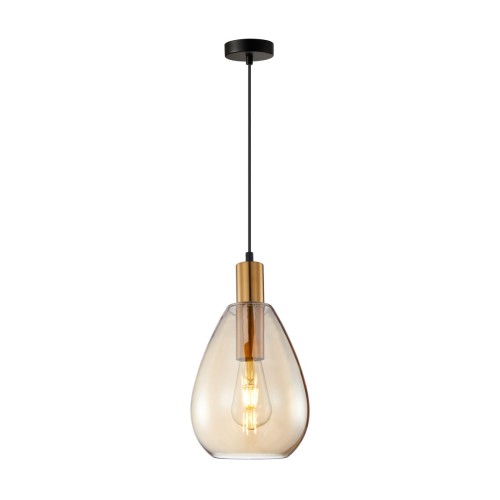 lampa zwis loft zulo italux złota amber salonu biura jadalni kuchni apartamentu.jpg