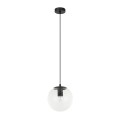 lampa wisząca zwis kula sarpo italux czarna salonu biura baru nad stół blat apartamentu.jpg