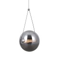 lampa kula rastia italux chrom smoke apartamentu salonu nad blat wyspę bar stół.jpg
