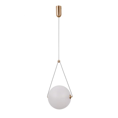 ITALUX NOWOCZESNA LAMPA WISZĄCA KULA RASTIA PND-34361-L-HBR-OPAL