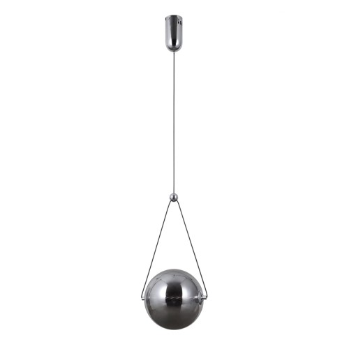 ITALUX NOWOCZESNA LAMPA WISZĄCA KULA RASTIA PND-34361-M-CH-SG SMOKE