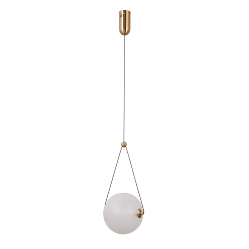 ITALUX NOWOCZESNA LAMPA WISZĄCA KULA RASTIA PND-34361-M-HBR-OPAL