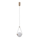 ITALUX NOWOCZESNA LAMPA WISZĄCA KULA RASTIA PND-34361-S-HBR-OPAL