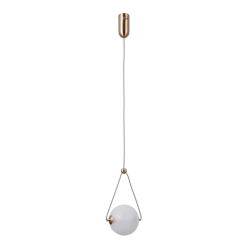 ITALUX NOWOCZESNA LAMPA WISZĄCA KULA RASTIA PND-34361-S-HBR-OPAL