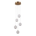 nowoczesna lampa zwis 5 lamp na plafonie salonu apartamentu loftu jadalni sypialni ganti italux.jpg