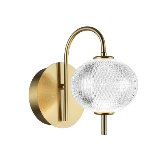 ITALUX NOWOCZESNY KINKIET LED LAZIE WL-29038-1-GD GOLD