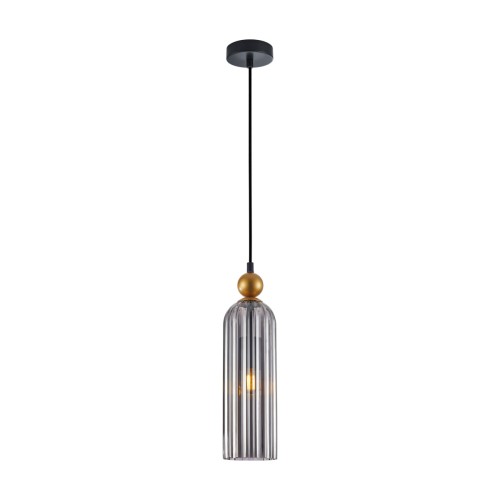 ITALUX NOWOCZESNA LAMPA WISZĄCA ZWIS LEVIE PND-28636-1L-GD-SG SMOKE