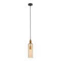 lampa wisząca nowoczesna levie italux czarna złota amber salonu apartamentu loftu jadalni nad stół blat.jpg