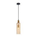 ITALUX NOWOCZESNA LAMPA WISZĄCA ZWIS LEVIE PND-28636-1L-GD-AMB AMBER