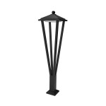 ITALUX NOWOCZESNA LAMPA OGRODOWA STOJĄCA ZEWNĘTRZNA LED IP54 BONS OFL-22474-L-BK BLACK