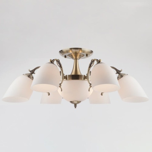 E-STAR STYLOWY ŻYRANDOL LAMPA SUFITOWA PLAFON VENICE 6+2 22010/8 PATYNA