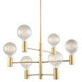nowoczesny loftowy zyrandol lampa veva złoty italux salonu apartamentu loftu biura gabinetu.jpg