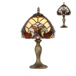LUXERA LAMPKA NOCNA WITRAŻOWA STOŁOWA TIFFANY XXI No.1701 MULTICOLOR