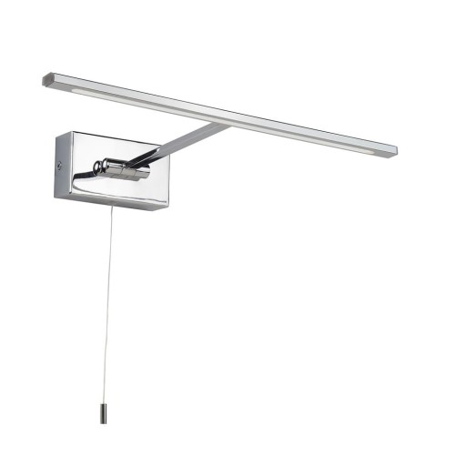 S-LIGHT KINKIET GALERIA LED Z WYŁĄCZNIKIEM DO OBRAZÓW LUSTER CZYTANIA 55-86 CHROM