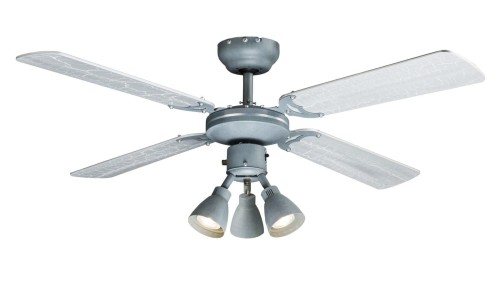 GLOBO LAMPOWENTYLATOR SUFITOWY RETRO HARVEY 03357 SZARY