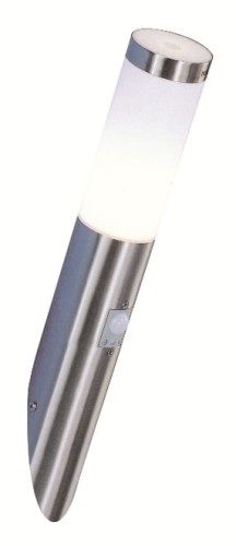 GLOBO KINKIET ELEWACYJNY Z CZUJNIKIEM IP44 BOSTON 3157S INOX