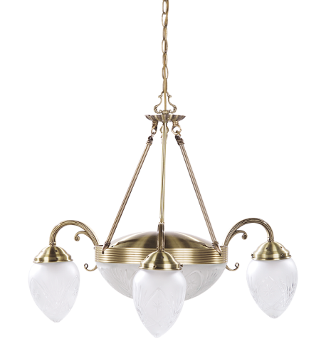 RABALUX ŻYRANDOL KLASYCZNY Z AMPLĄ RETRO ANNABELLA TRINITY 8633 PATYNA