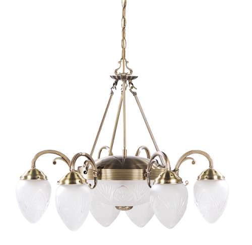 RABALUX ŻYRANDOL KLASYCZNY Z AMPLĄ RETRO ANNABELLA TRINITY 8636 PATYNA