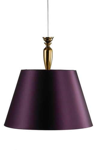 MARKSLOJD LAMPA WISZĄCA Z ABAŻUREM GEORGIA LAMPGUSTAF PUPURA PATYNA
