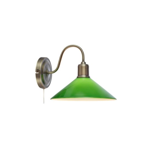 MARKSLOJD KINKIET KLASYCZNY VELA 108866 PATYNA ANTIQUE BRAAS/GREEN