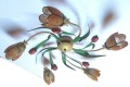 lampa sufitowa plafon flowers tulipan salonu pokoju sypialni retro.jpg