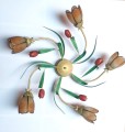 sufitowa lampa rozeta flowers salonu sypialni apartamentu dworku pokoju.jpg