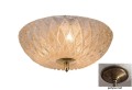 lampa sufitowa plafon diamante amplex mosiężny salonu apartamentu sypialni bursztynowy amber.jpg