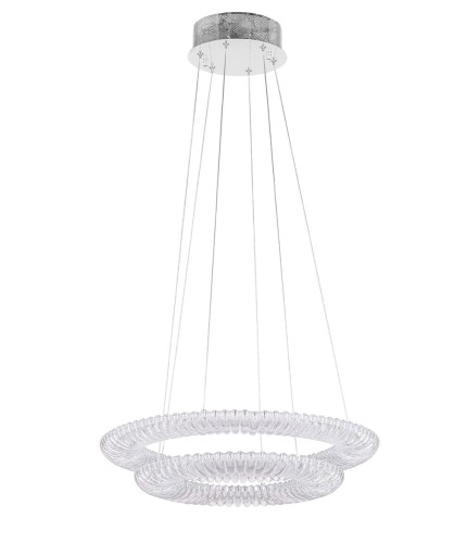 nowoczesna lampa wisząca Led REA chrom salonu Italux.jpg