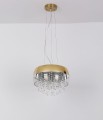 lampa wisząca z kryształkami globo kalla 15838  złota gold biura apartamentu salonu sypialni.jpg