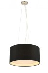 ZUMA LINE LAMPA WISZĄCA ŻYRANDOL ABAŻUROWY CAFE  RLD93139-4B 50CM BLACK