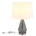 lampa nocna stołowa abażur kisa globo 24147 marmur salonu sypialni apartamentu gabinetu biura.jpg