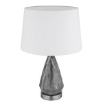 GLOBO  EKSKLUZYWNA LAMPA NOCNA STOŁOWA KISA 24147W  MARMOR/WHITE