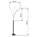 lampa podłogowa dotykowa touch dimmer czarna bizzy globo 59229 salonu gabinetu apartamentu klubu.jpg