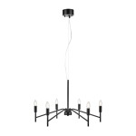 MARKSLOJD STYLOWY ŻYRANDOL ŚWIECZNIKOWY MONARCH 6L 108209 BLACK