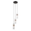 lampa sufitowa zwis 3 lampy na plafonie żyrandol taraso italux czarno złoty salonu sypialni biura apartamentu.jpg