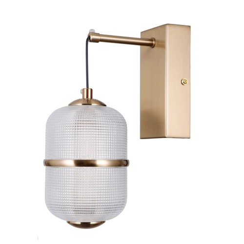ITALUX LOFTOWY KINKIET ZWISOWY ALANI WL-34375-1-HBR GOLD