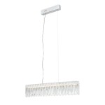 ITALUX NOWOCZESNA LAMPA ŻYRANDOL KRYSZTAŁOWY NOSTA PND-34364-1-CH-CL CHROM